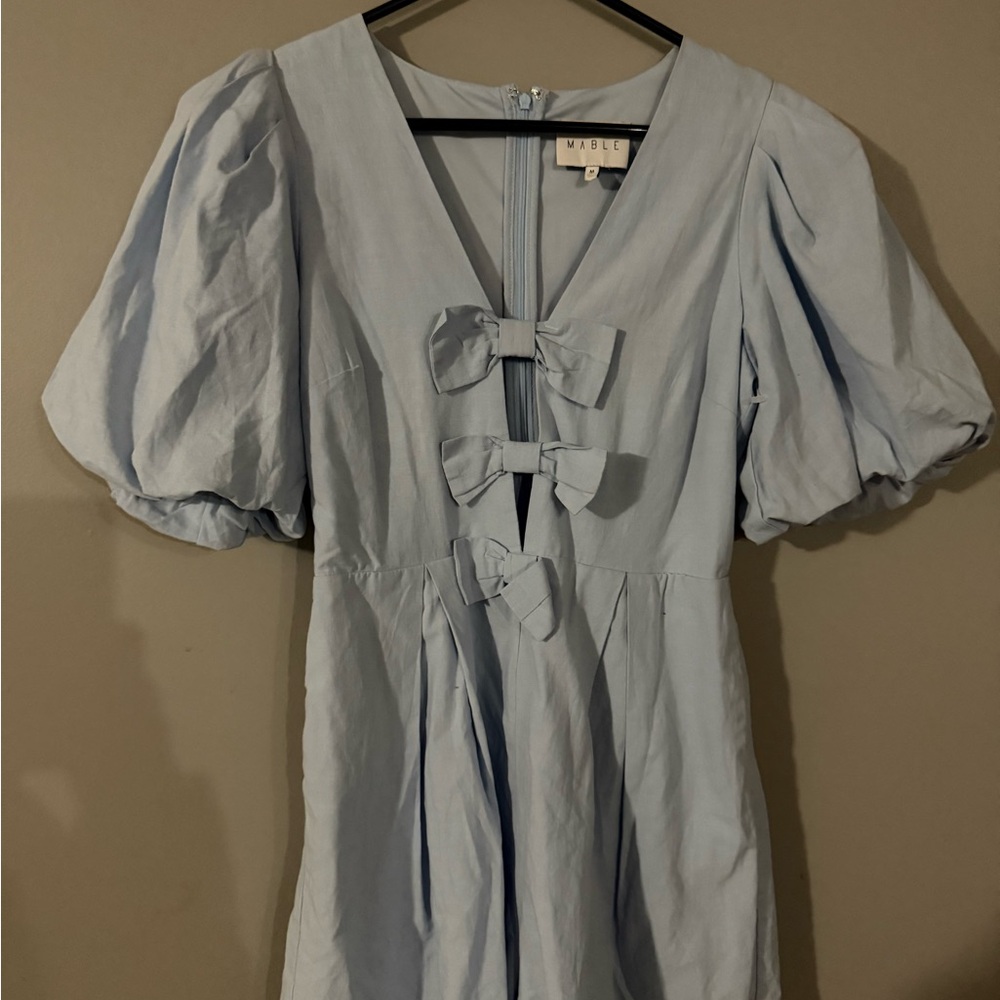 Mable Baby Blue Romper - Picture 1 of 6